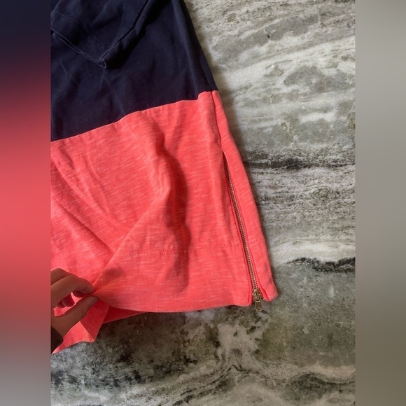 J.Crew Navy Blue & Pink Colorblock Dress Women’s Size Small - Picture 3 of 3